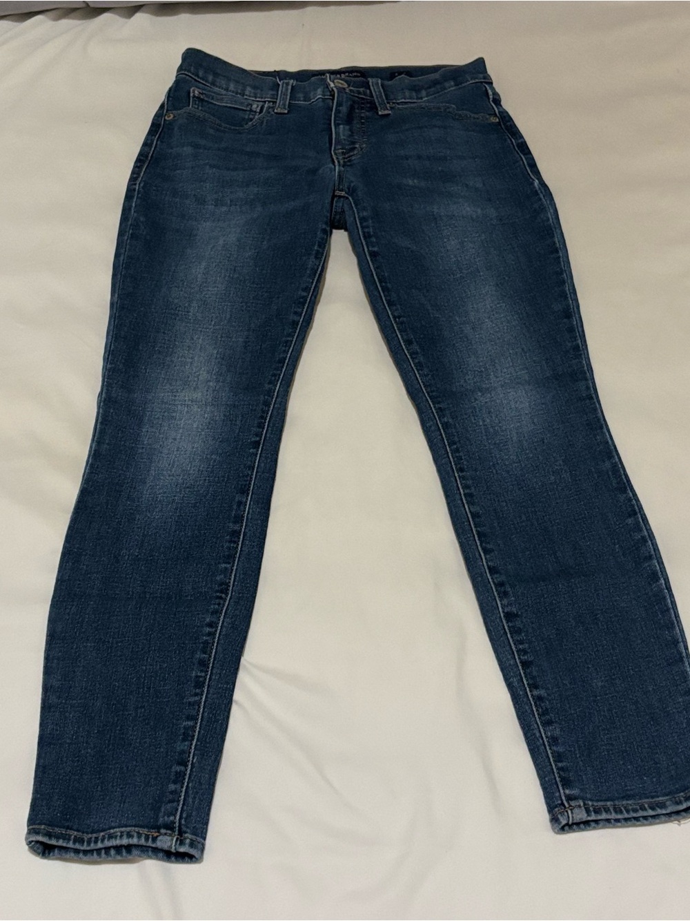 Lucky Brand Women's Straight Leg Jeans in Dark Blue Wash